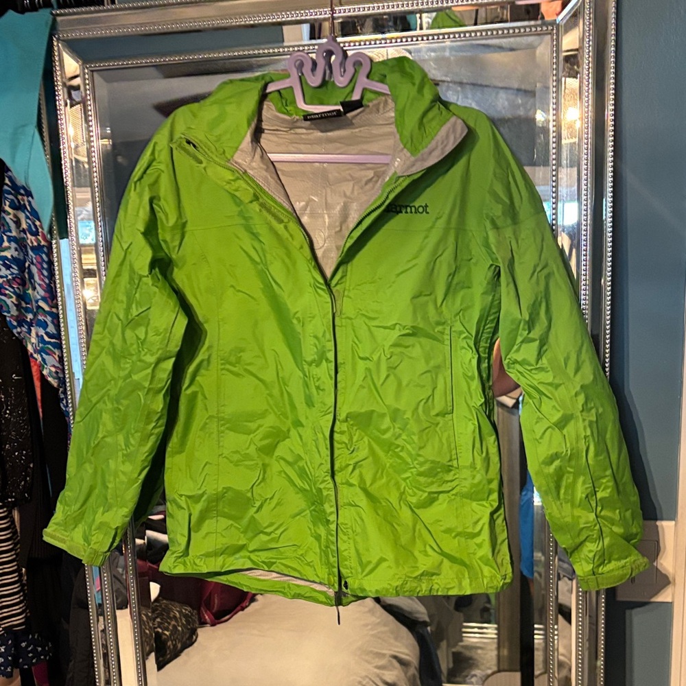 Marmot Lime Green Outdoor Jacket